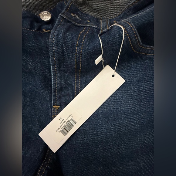 NWT EB Denim Alida Mid-Rise Loose Bowed Jeans in Tribeca Size 24 - Picture 11 of 17